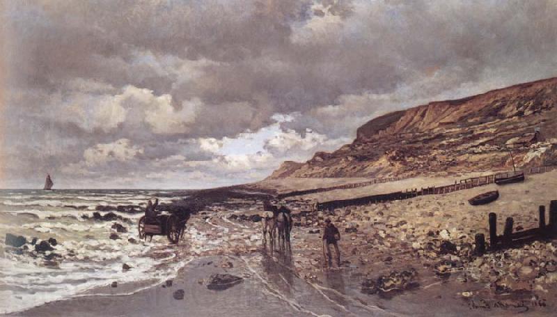 Claude Monet The Pointe de la Heve at Low Tide Spain oil painting art